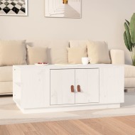 vidaXL Konferenčný stolík biely 100x50x41 cm borovicový masív - cena, srovnání