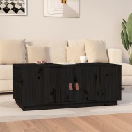 vidaXL Konferenčný stolík čierny 100x50x41 cm borovicové drevo - cena, srovnání