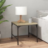 vidaXL Konferenčný stolík dub sonoma 50x50x35 cm spracované drevo - cena, srovnání