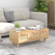 vidaXL Konferenčný stolík hnedý 80x40x30 cm spracov. drevo a borovica - cena, srovnání