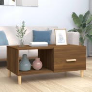 vidaXL Konferenčný stolík hnedý dub 89,5x50x40 cm spracované drevo - cena, srovnání