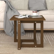 vidaXL Konferenčný stolík medovo-hnedý 50x50x45 cm borovicový masív - cena, srovnání