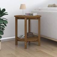 vidaXL Konferenčný stolík medovo-hnedý Ø 55x60 cm borovicový masív - cena, srovnání