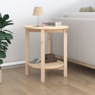 vidaXL Konferenčný stolík Ø 55x60 cm borovicový masív - cena, srovnání