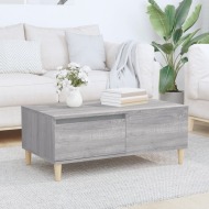 vidaXL Konferenčný stolík sivý dub sonoma 90x50x36,5 spracované drevo - cena, srovnání