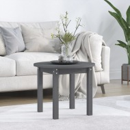vidaXL Konferenčný stolík sivý Ø 55x45 cm borovicový masív - cena, srovnání