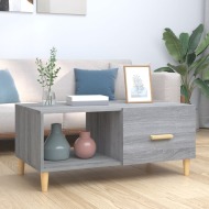 vidaXL Konferenčný stolík sivý sonoma 89,4x50x40 cm spracované drevo - cena, srovnání
