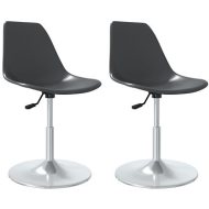 Shumee  Otočné jedálenské stoličky 2 ks sivé PP, 338265 - cena, srovnání