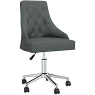 Shumee  Otočná jedálenská stolička tmavosivá textil, 3092990 - cena, srovnání