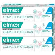 Gaba Elmex Sensitive Plus Complete Care 3x75ml - cena, srovnání
