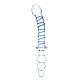 Gläs Twister Dual-Ended Dildo