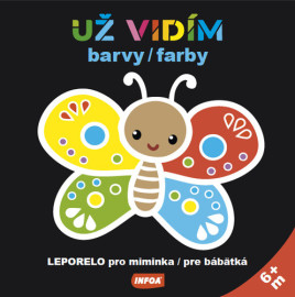 Už vidím barvy / farby Leporelo pro miminka / pre bábätká