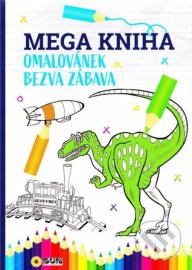 Mega kniha omalovánek - Blue bezva zábava