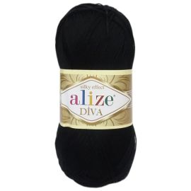 Alizé Diva 60 čierna 100 g 350 m