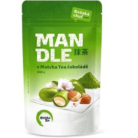 Matcha Tea Mandle v matcha čokoláde 100g