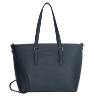 Charm London Tmavomodrá veľká shopper kabelka na rameno „Misty“ - cena, srovnání