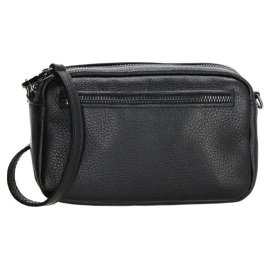 Charm London Čierna kožená crossbody kabelka "Beatrice"