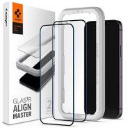 Spigen Glas ALM FC Black 2P iPhone 12/iPhone 12 Pro - cena, srovnání