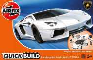 Airfix Quick Build auto J6019 - Lamborghini Aventador - bílá - cena, srovnání