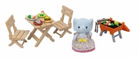 Sylvanian Family BBQ sada na piknik so slonom