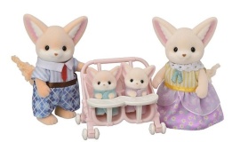 Sylvanian Family Rodina líšiek Fenek s dvojčatami