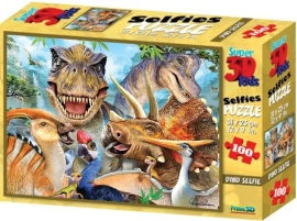 Clementoni 3D puzzle - Dino Selfie 100 ks