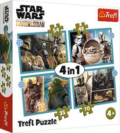 Trefl Puzzle 4v1 - Mandalorian