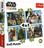 Trefl Puzzle 4v1 - Mandalorian - cena, srovnání