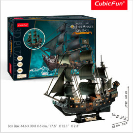 Clementoni Puzzle 3D Queen Anne's Revenge / led - 293