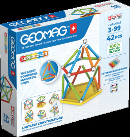 Geomag Supercolor recyklované 42ks