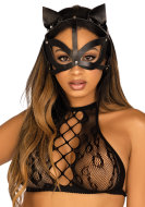 Leg Avenue Vegan Leather Studded Catmask - cena, srovnání