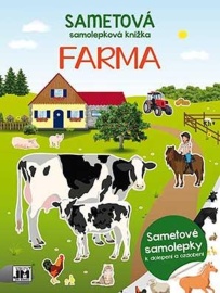 Sametová samolepková knížka Farma