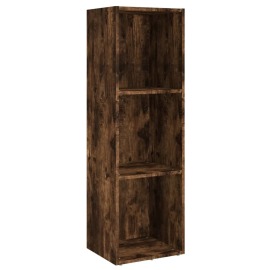 vidaXL Regál/TV skrinka Smoked Oak 36x30x114cm Materiál dreva