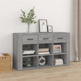 vidaXL Príborník Grey Sonoma 100x30x59,5 cm odvodený výrobok z dreva