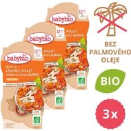 Babybio Zelenina s kuraťom a quinoa 3x 2x200g - cena, srovnání