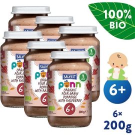 Salvest Põnn BIO Maliny s cereáliami 6x200g