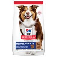 Hills Science Plan Canine Mature Adult 7+ Medium Lamb & Rice 14kg - cena, srovnání