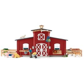 Schleich Veľká stodola so zvieratami a príslušenstvom 42606