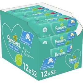 Pampers Vlhčené obrúsky Fresh Clean 12x52ks