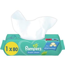 Pampers Vlhčené obrúsky XXL Fresh Clean 80ks