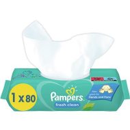 Pampers Vlhčené obrúsky XXL Fresh Clean 80ks - cena, srovnání