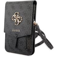 Guess PU 4G Metal Logo Phone Bag Grey - cena, srovnání