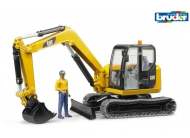 Bruder 02466 Pásový minibager CATERPILLAR s figúrkou - cena, srovnání