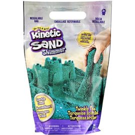 Spinmaster Kinetic Sand Balenie Ligotavého Modrozeleného Piesku 0,9kg