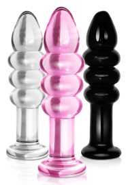 Lovetoy Glass Romance Butt Plug