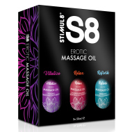 Stimul8 Massage Oil Box 3x50ml - cena, srovnání