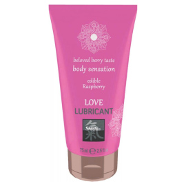 Shiatsu Love Lubricant Edible Raspberry 75ml