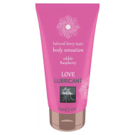 Shiatsu Love Lubricant Edible Raspberry 75ml - cena, srovnání