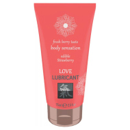 Shiatsu Love Lubricant Edible Strawberry 75ml - cena, srovnání