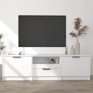 vidaXL TV stolík biely 140x35x40 cm spracované drevo - cena, srovnání